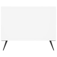 Tavolino da Salotto Bianco 90x50x40 cm in Legno Multistrato 829180