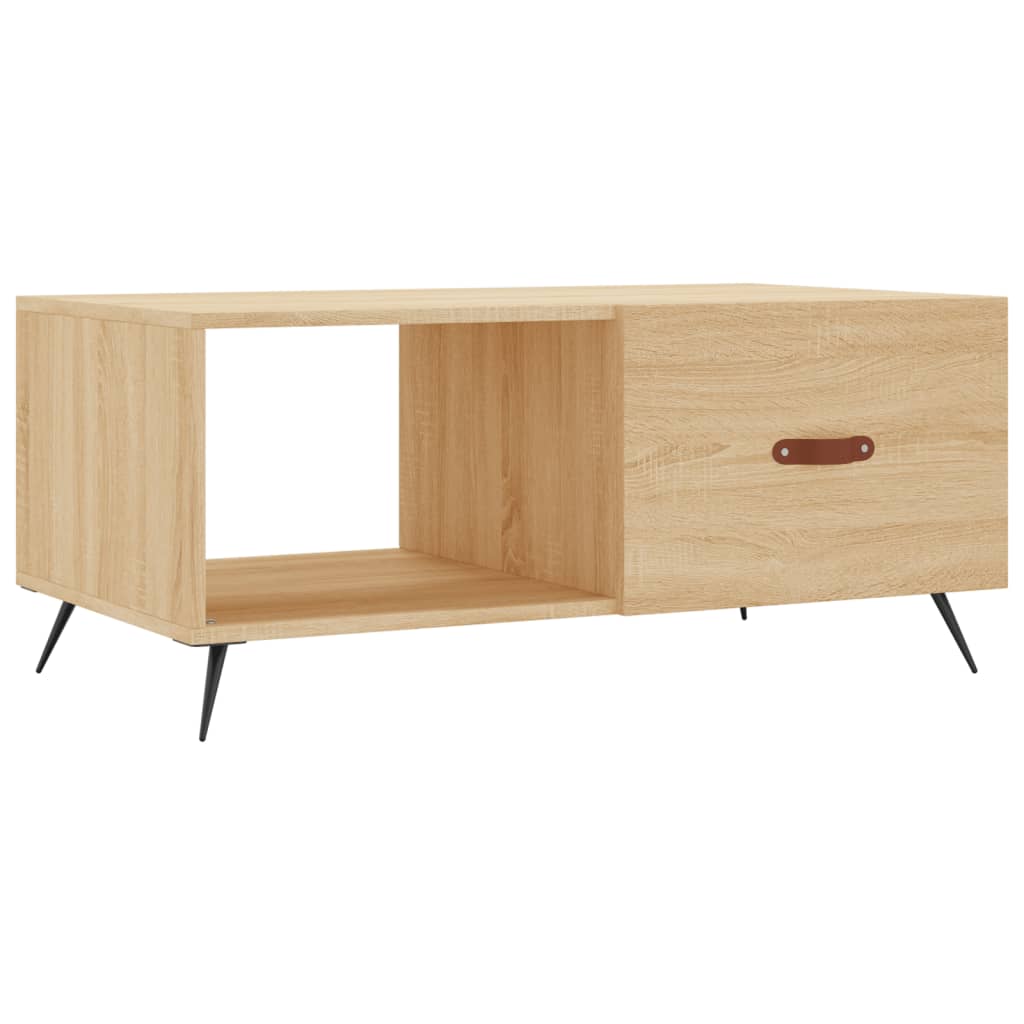 Tavolino da Salotto Rovere Sonoma 90x50x40 cm Legno Multistrato 829183