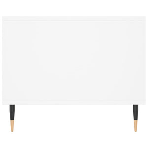 Tavolino da Salotto Bianco 90x50x40 cm in Legno Multistrato 829188