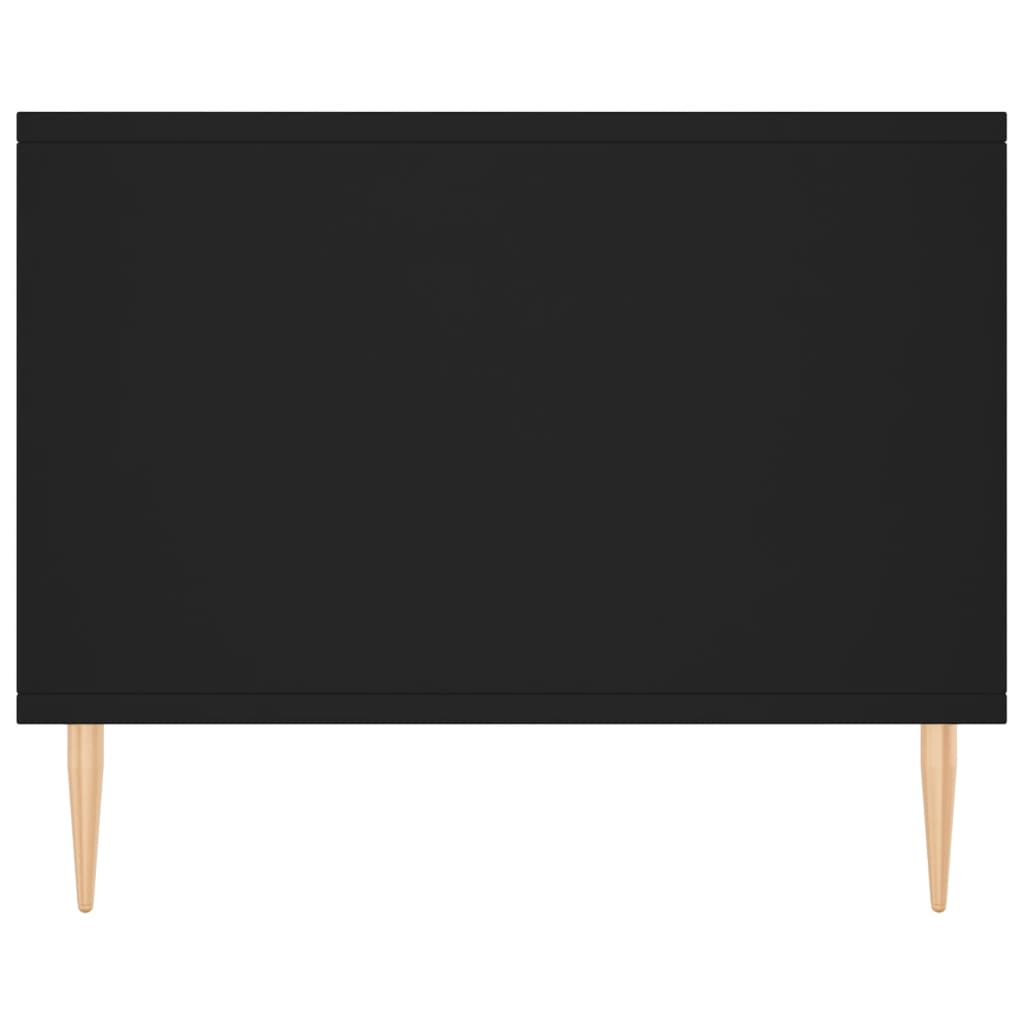 Tavolino da Salotto Nero 90x50x40 cm in Legno Multistrato 829197