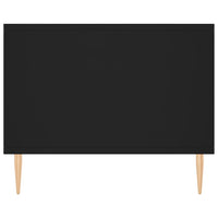 Tavolino da Salotto Nero 90x50x40 cm in Legno Multistrato 829197