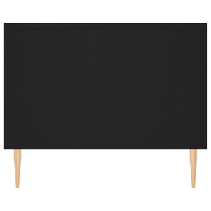 Tavolino da Salotto Nero 90x50x40 cm in Legno Multistrato 829197