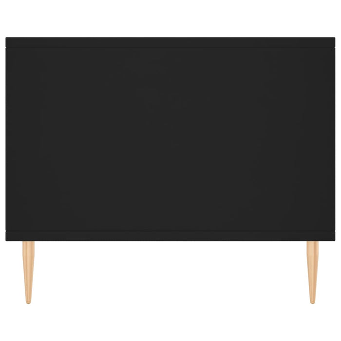 Tavolino da Salotto Nero 90x50x40 cm in Legno Multistrato 829197