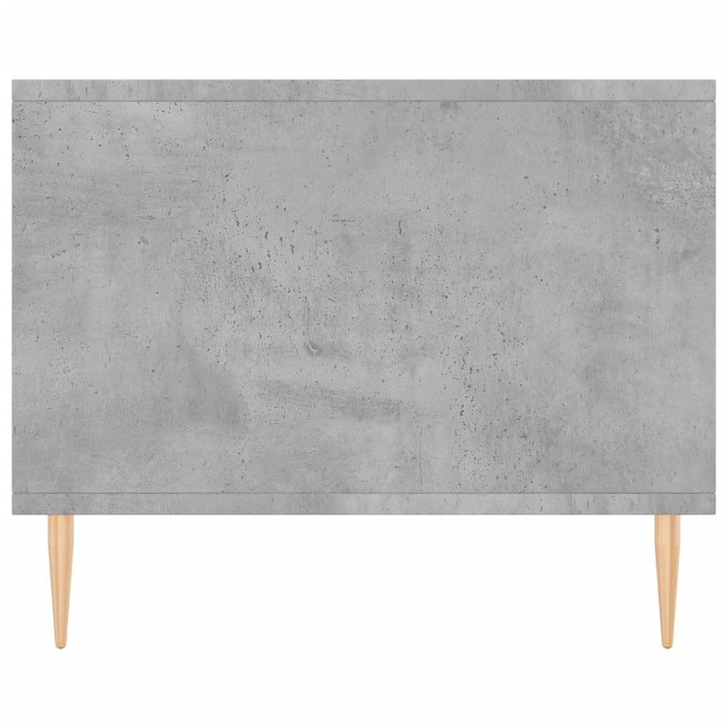 Tavolino da Salotto Grigio Cemento 90x50x40cm Legno Multistrato 829200