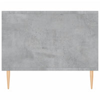 Tavolino da Salotto Grigio Cemento 90x50x40cm Legno Multistrato 829200