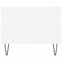 Tavolino da Salotto Bianco 90x50x40 cm in Legno Multistrato 829204