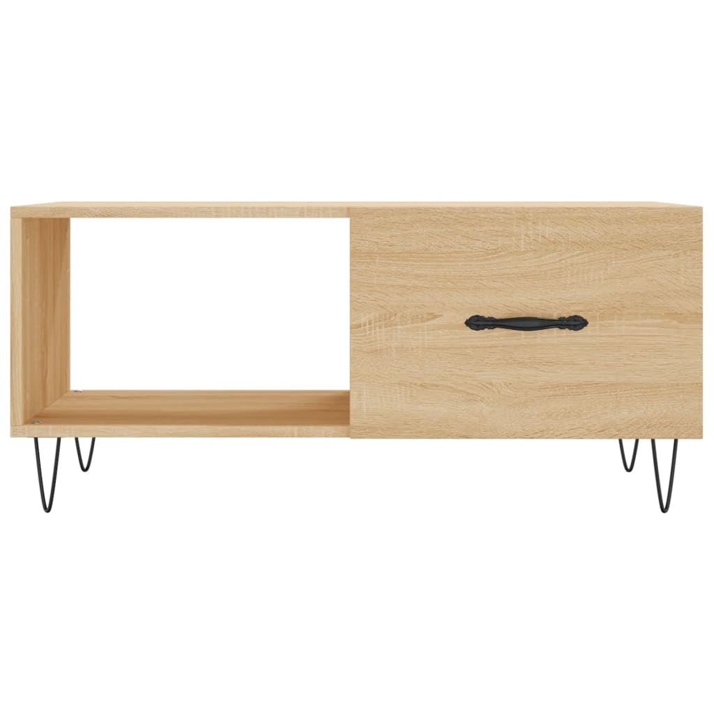 Tavolino da Salotto Rovere Sonoma 90x50x40 cm Legno Multistrato 829207