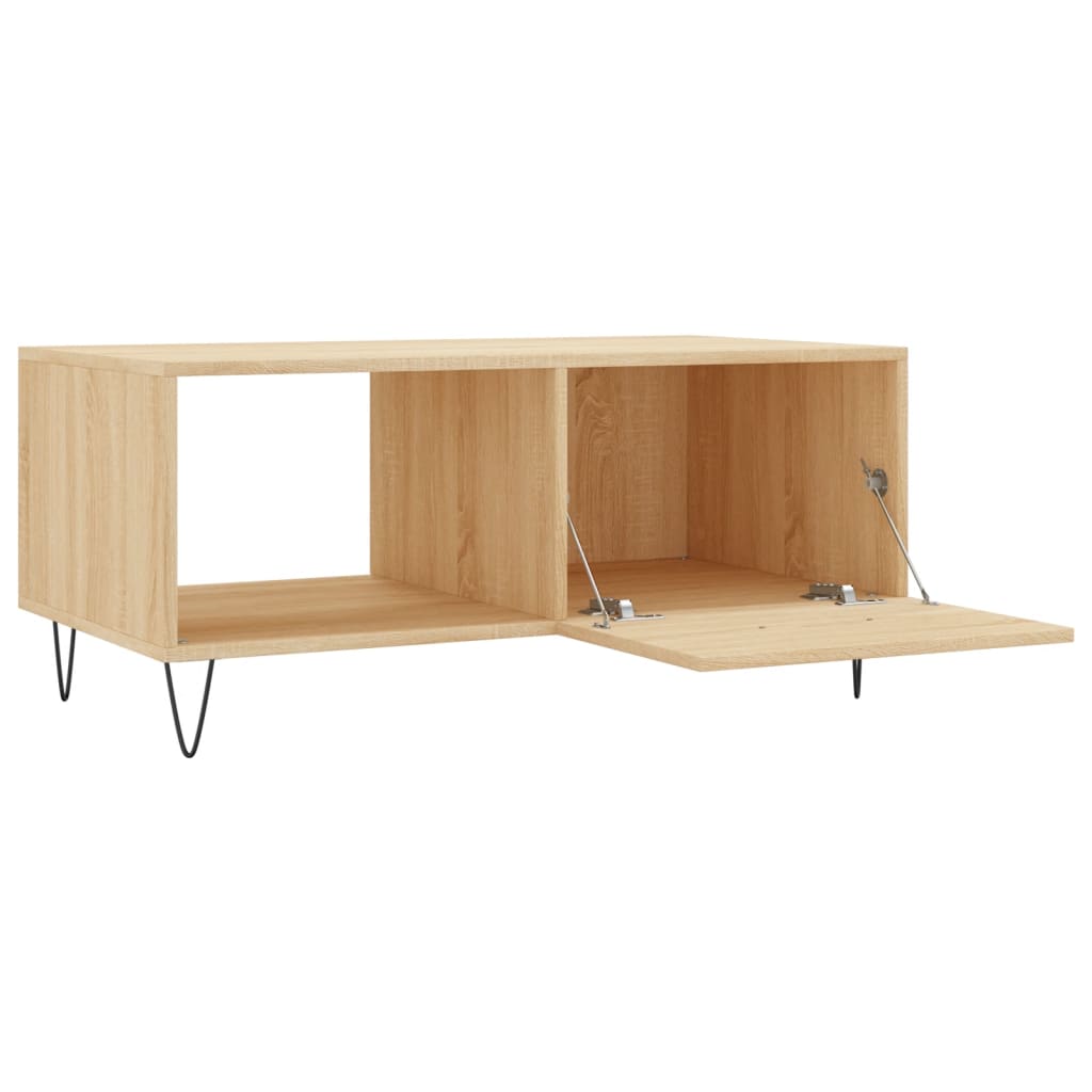 Tavolino da Salotto Rovere Sonoma 90x50x40 cm Legno Multistrato 829207