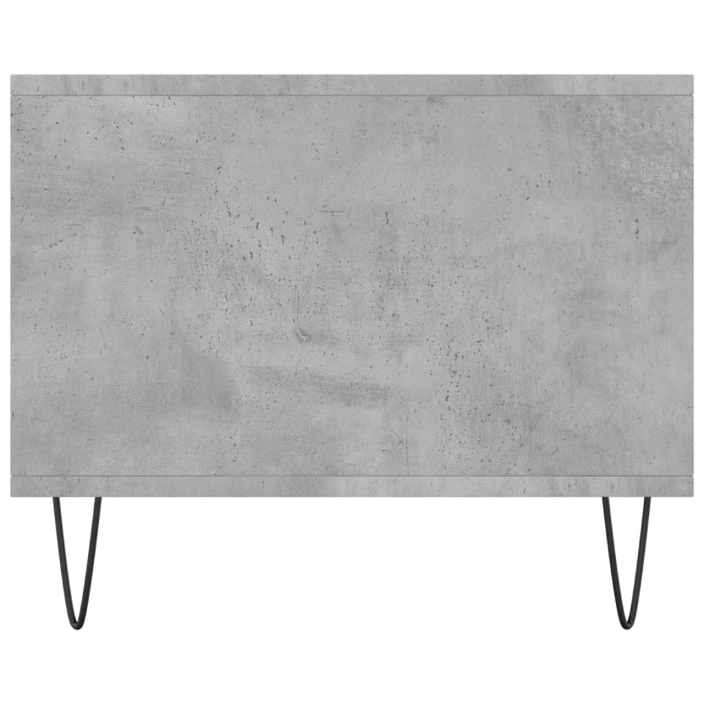 Tavolino da Salotto Grigio Cemento 90x50x40cm Legno Multistrato 829208