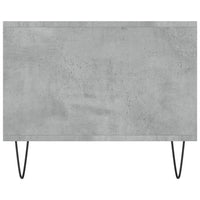 Tavolino da Salotto Grigio Cemento 90x50x40cm Legno Multistrato 829208