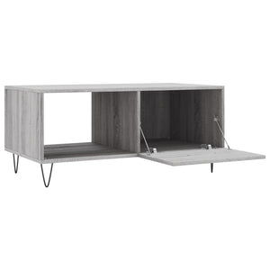 Tavolino da Salotto Grigio Sonoma 90x50x40 cm Legno Multistrato 829210