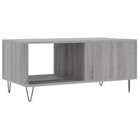 Tavolino da Salotto Grigio Sonoma 90x50x40 cm Legno Multistrato 829210