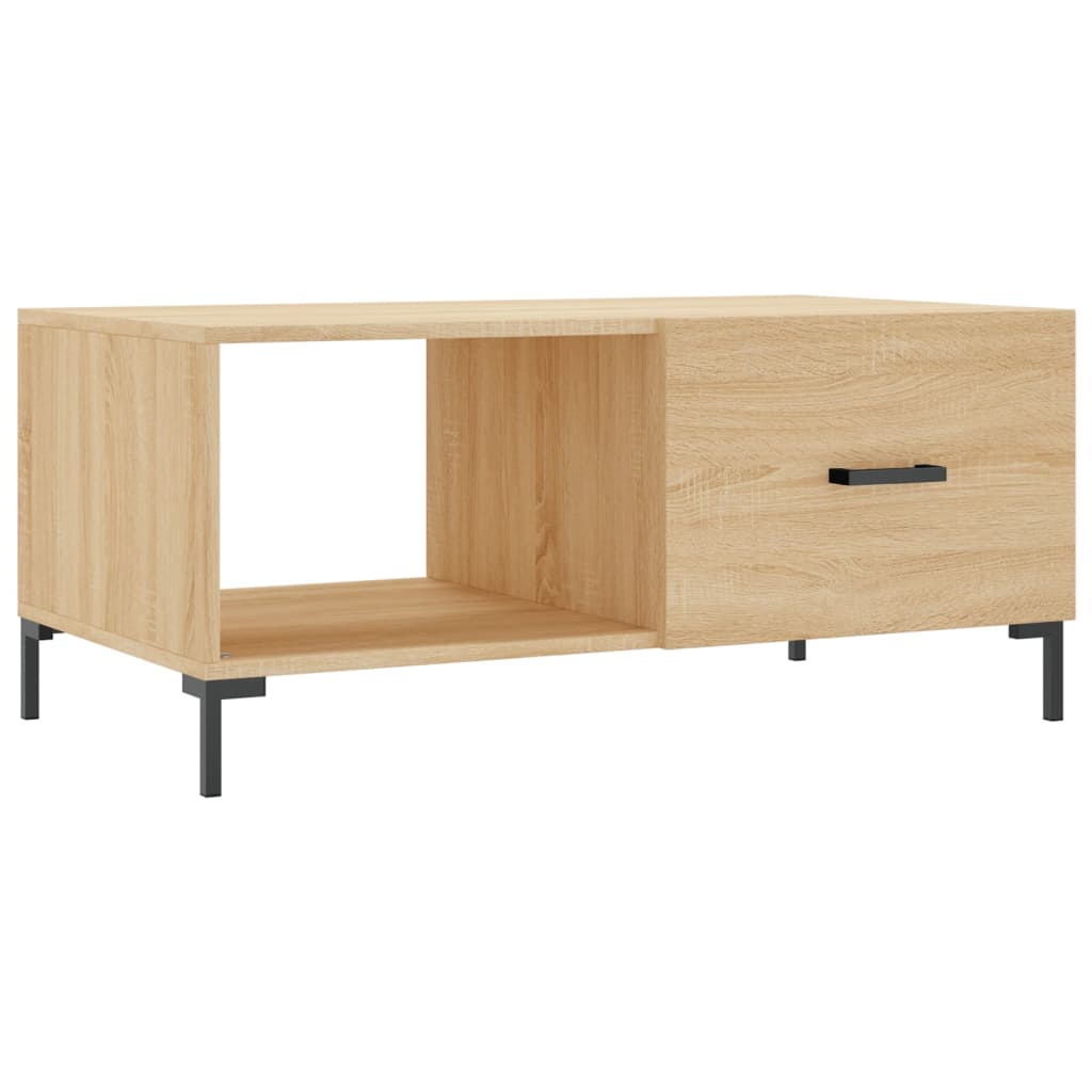 Tavolino da Salotto Rovere Sonoma 90x50x40 cm Legno Multistratocod mxl 128401