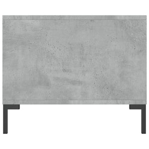 Tavolino da Salotto Grigio Cemento 90x50x40cm Legno Multistrato 829216