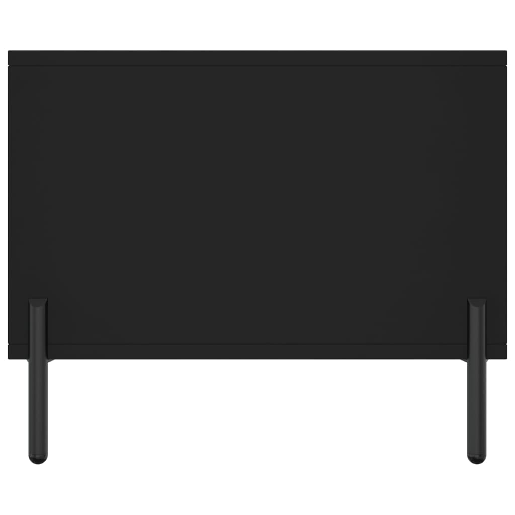 Tavolino da Salotto Nero 90x50x40 cm in Legno Multistrato 829221