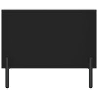 Tavolino da Salotto Nero 90x50x40 cm in Legno Multistrato 829221