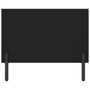 Tavolino da Salotto Nero 90x50x40 cm in Legno Multistrato 829221