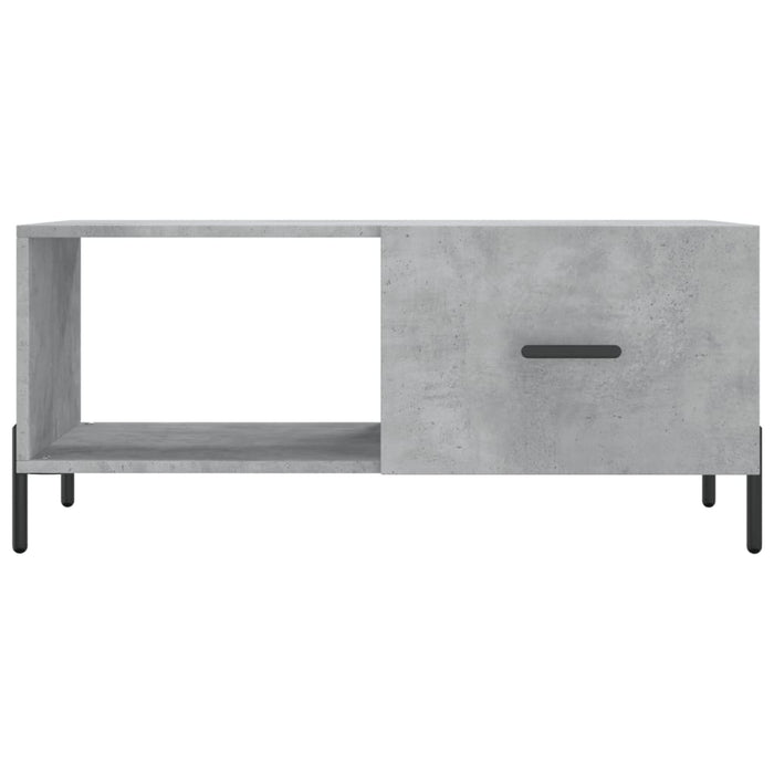 Tavolino da Salotto Grigio Cemento 90x50x40cm Legno Multistrato 829224