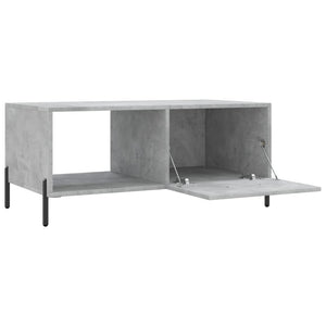 Tavolino da Salotto Grigio Cemento 90x50x40cm Legno Multistrato 829224