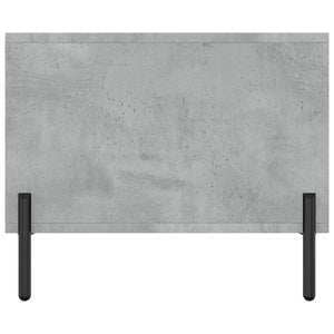 Tavolino da Salotto Grigio Cemento 90x50x40cm Legno Multistrato 829224