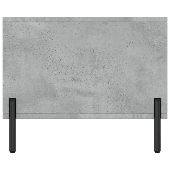 Tavolino da Salotto Grigio Cemento 90x50x40cm Legno Multistrato 829224