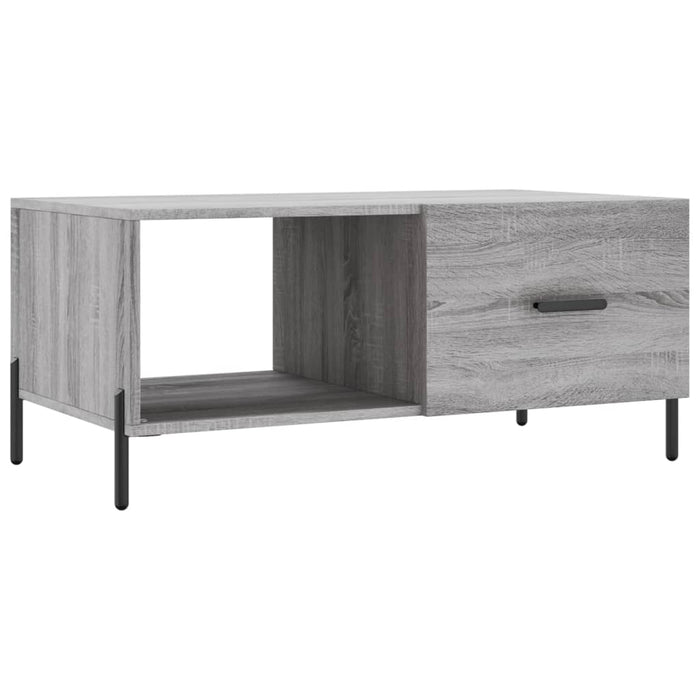 Tavolino da Salotto Grigio Sonoma 90x50x40 cm Legno Multistrato 829226