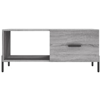 Tavolino da Salotto Grigio Sonoma 90x50x40 cm Legno Multistrato 829226