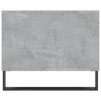 Tavolino da Salotto Grigio Cemento 90x50x40cm Legno Multistrato 829240