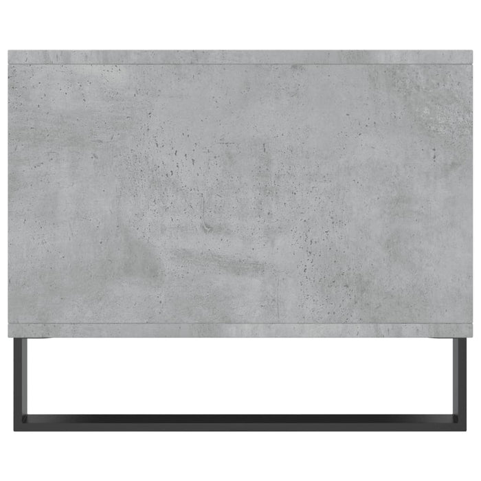 Tavolino da Salotto Grigio Cemento 90x50x40cm Legno Multistrato 829240