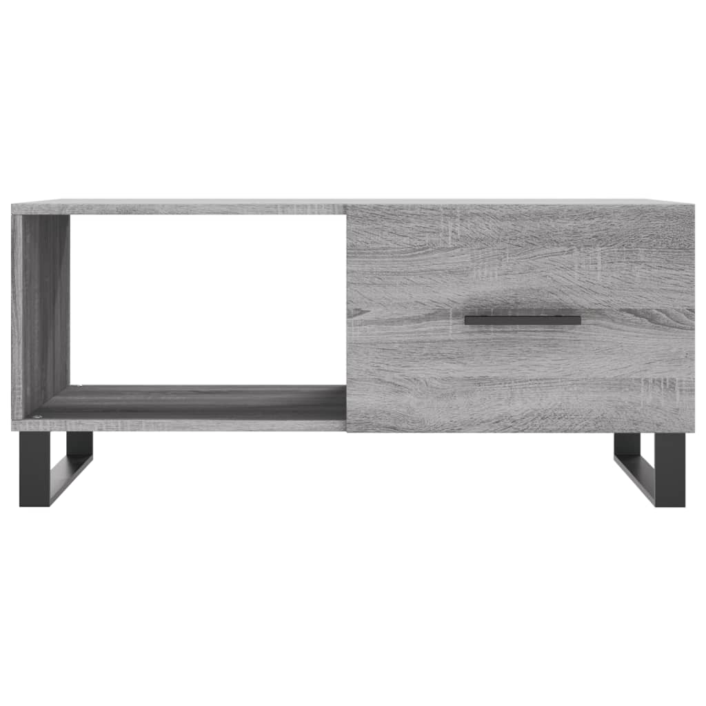 Tavolino da Salotto Grigio Sonoma 90x50x40 cm Legno Multistrato 829242