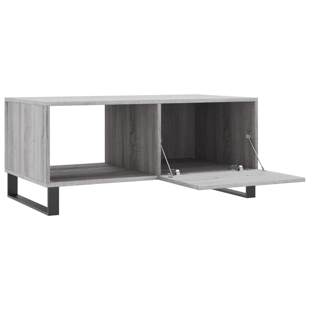 Tavolino da Salotto Grigio Sonoma 90x50x40 cm Legno Multistrato 829242