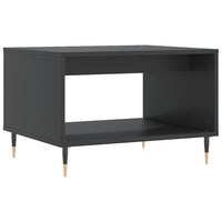 Tavolino da Salotto Nero 60x50x40 cm in Legno Multistratocod mxl 79034