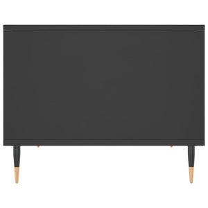 Tavolino da Salotto Nero 60x50x40 cm in Legno Multistrato 829245