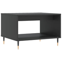 Tavolino da Salotto Nero 60x50x40 cm in Legno Multistrato 829245