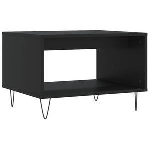 Tavolino da Salotto Nero 60x50x40 cm in Legno Multistratocod mxl 87811