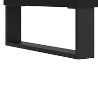 Tavolino da Salotto Nero 60x50x40 cm in Legno Multistrato 829261