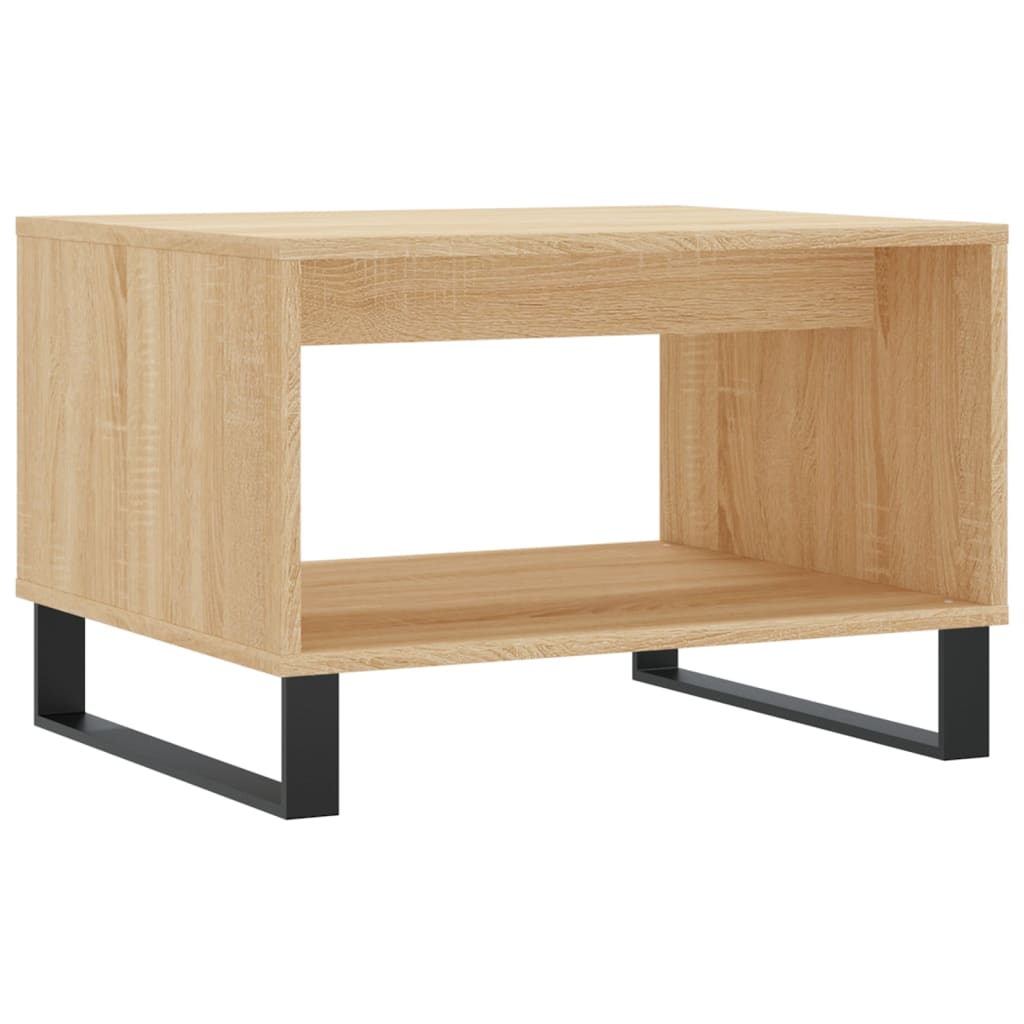 Tavolino da Salotto Rovere Sonoma 60x50x40 cm Legno Multistrato 829263