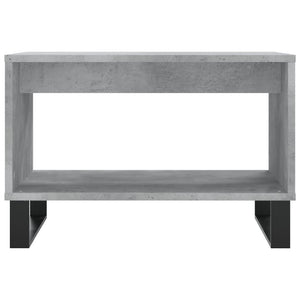 Tavolino da Salotto Grigio Cemento 60x50x40cm Legno Multistrato 829264