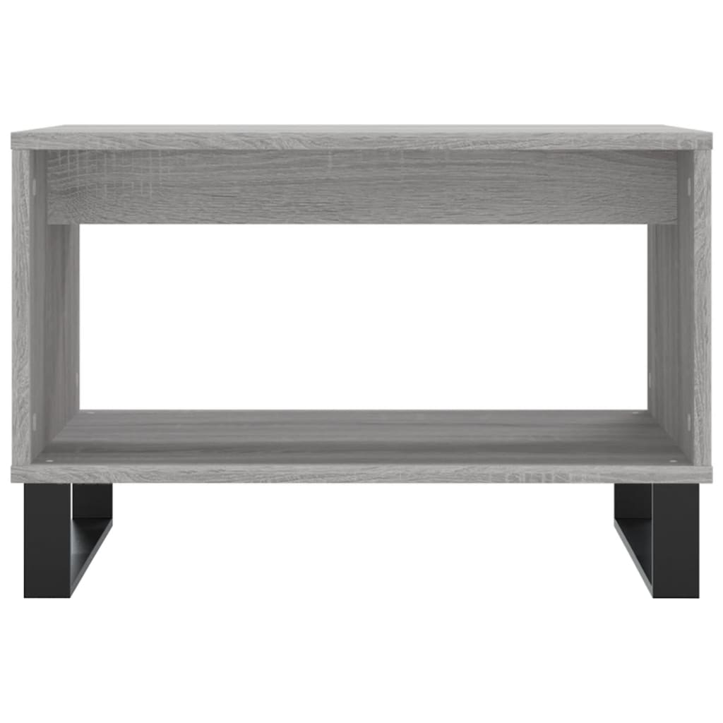 Tavolino da Salotto Grigio Sonoma 60x50x40 cm Legno Multistrato 829266