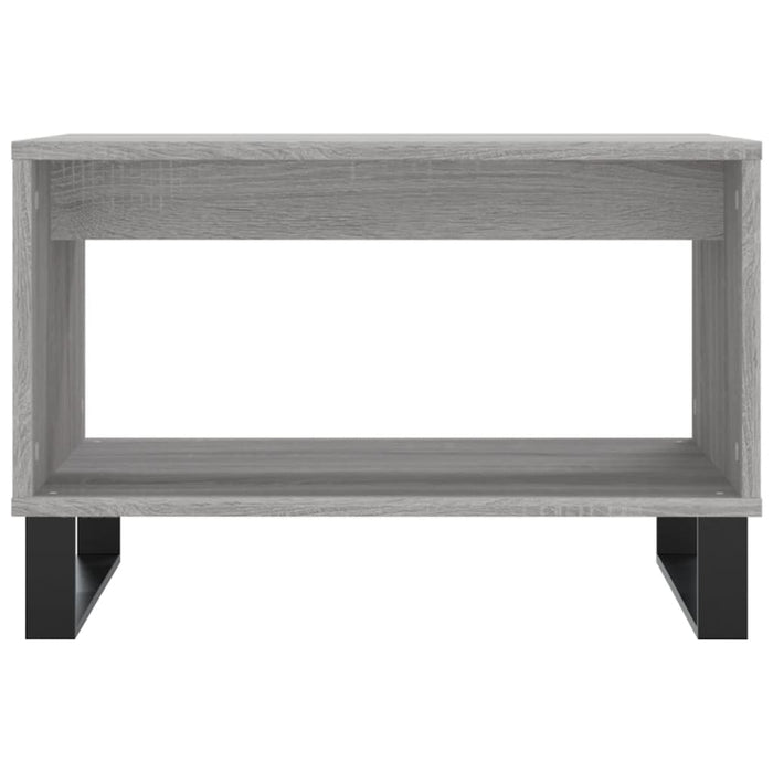 Tavolino da Salotto Grigio Sonoma 60x50x40 cm Legno Multistrato 829266