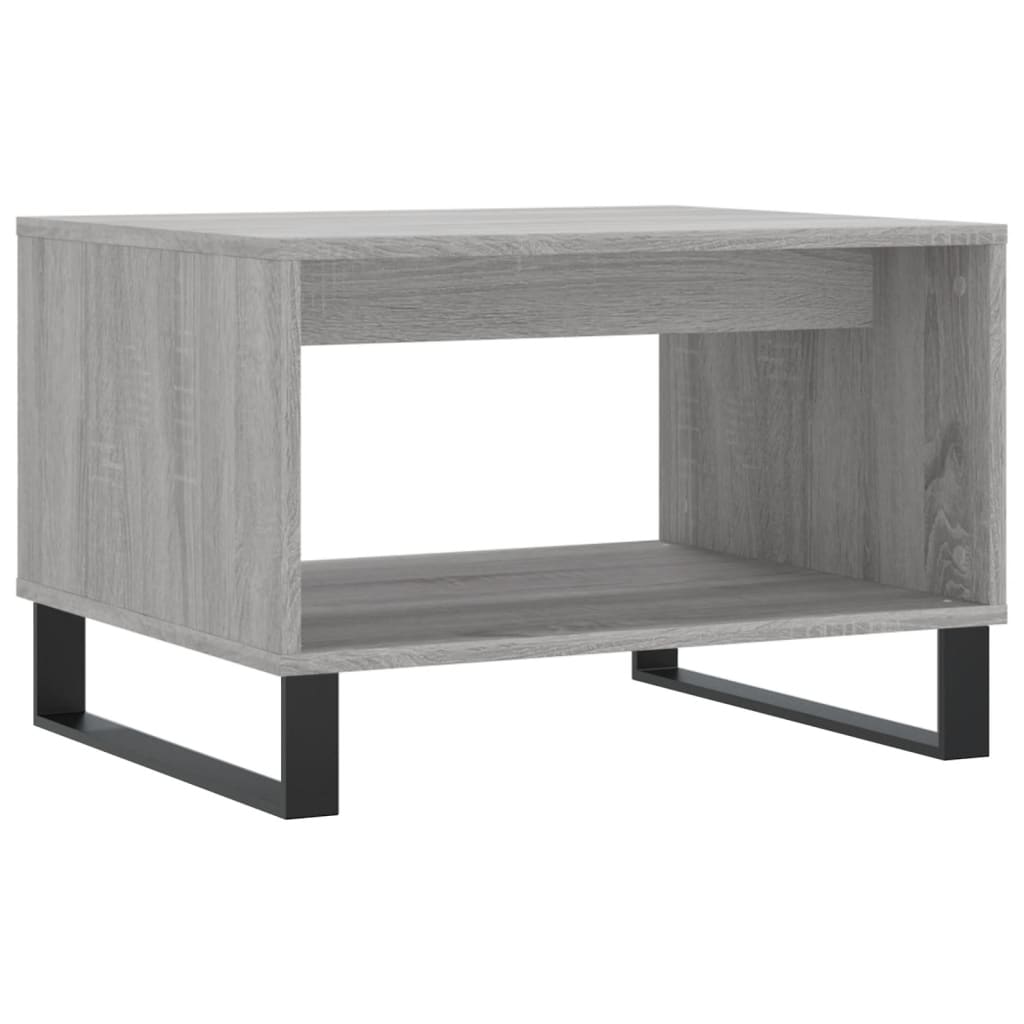 Tavolino da Salotto Grigio Sonoma 60x50x40 cm Legno Multistrato 829266