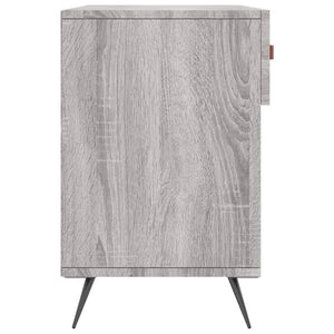 Panca Porta Scarpe Grigio Sonoma 102x35x55 cm Legno Multistrato 829714