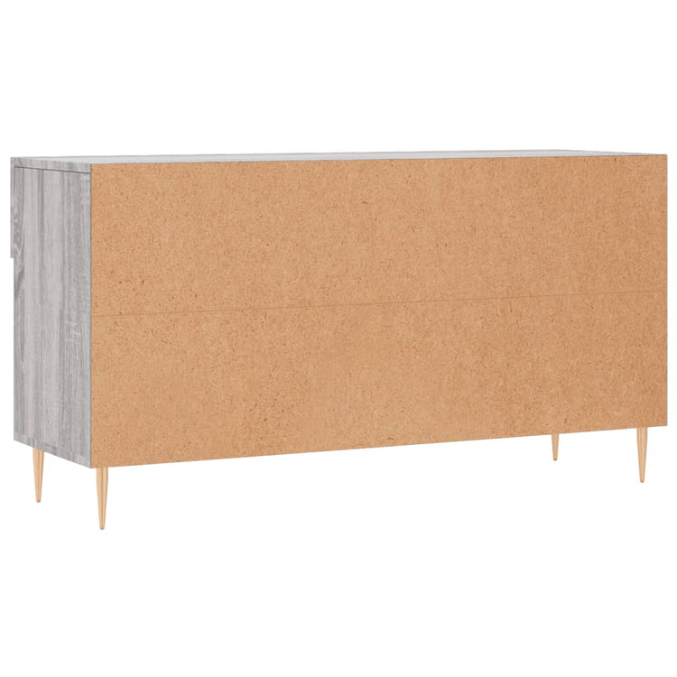 Panca Porta Scarpe Grigio Sonoma 102x35x55 cm Legno Multistrato 829730