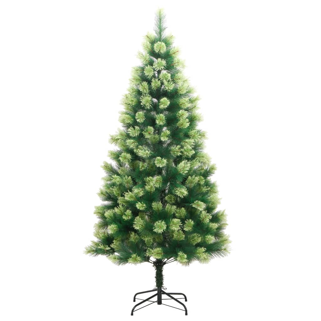 Albero di Natale Artificiale Incernierato con Base 210 cm 356739