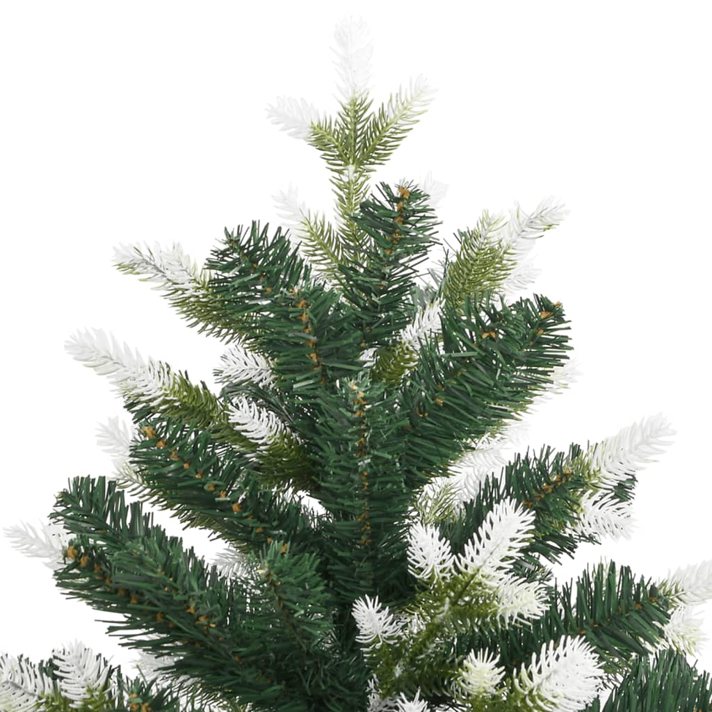 Albero Natale Artificiale Incernierato con Neve Fioccata 210 cm 356758