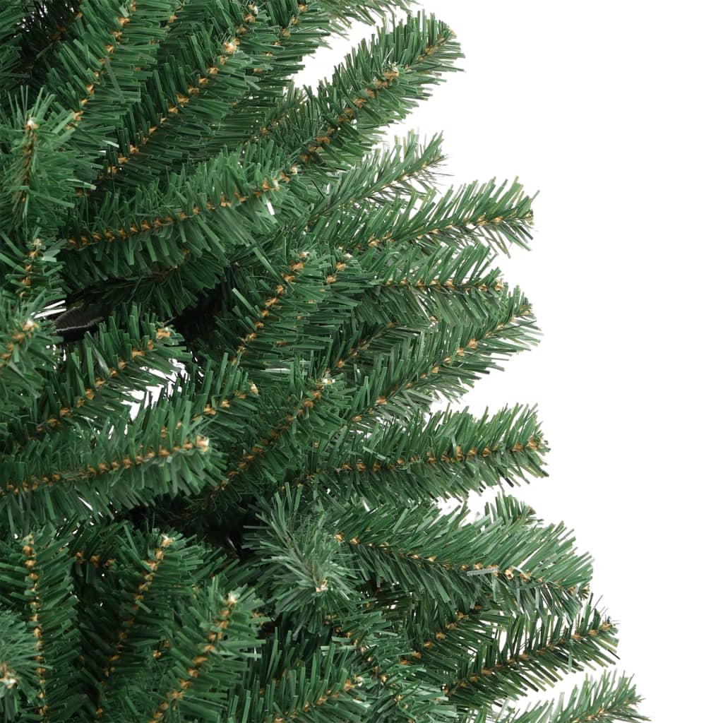 Albero di Natale Artificiale Incernierato con Base Verde 120 cm 356765