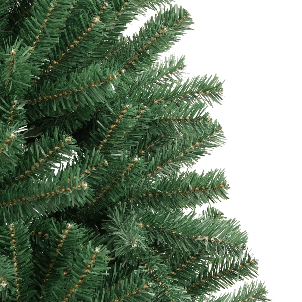 Albero di Natale Artificiale Incernierato con Base Verde 270 cm 356770