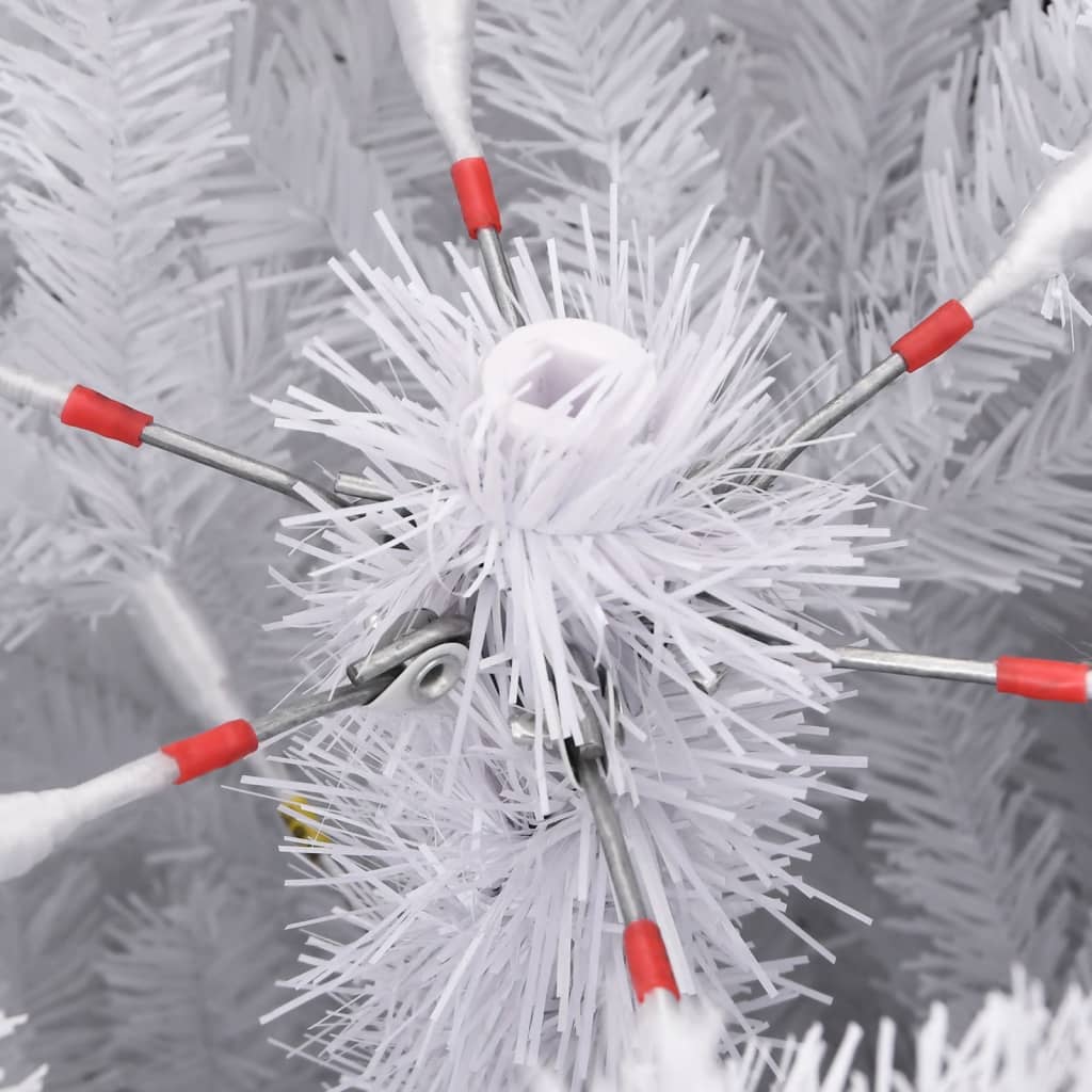 Albero Natale Artificiale Incernierato con Neve Fioccata 180 cm 356774