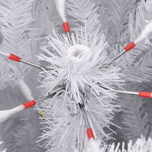 Albero Natale Artificiale Incernierato con Neve Fioccata 270 cm 356777