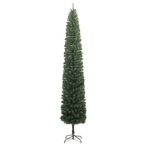 Albero di Natale Sottile con Base 270 cm in PVC 357684